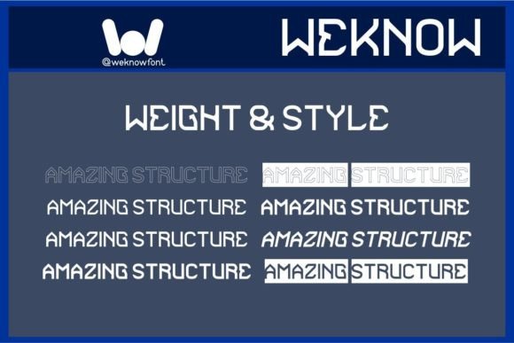 Amazing Structure Font - Preview 6