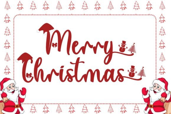 Christmas Laurent Font - Preview 3