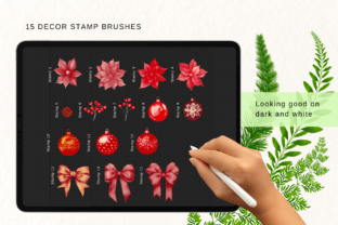 Christmas Procreate Brushes Bundle Graphic by Red Ink · Creative Fabrica