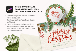Christmas Procreate Brushes Bundle Graphic by Red Ink · Creative Fabrica