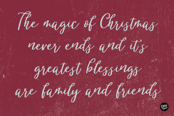 Cold Snowfall Font PNG with transparent background - Preview 2