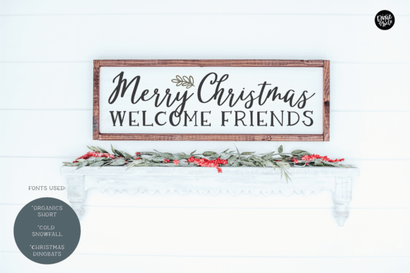 Cold Snowfall Font PNG with transparent background - Preview 4