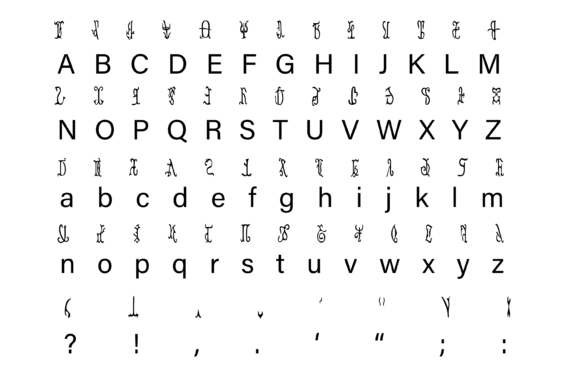 Fantasy Script 15 Font - Preview 2
