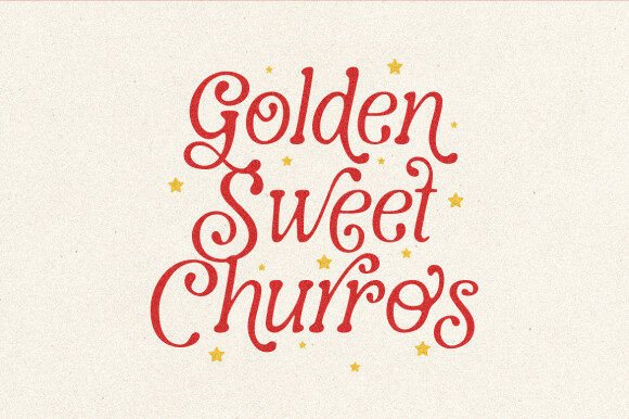 French Croissant Font - Preview 1