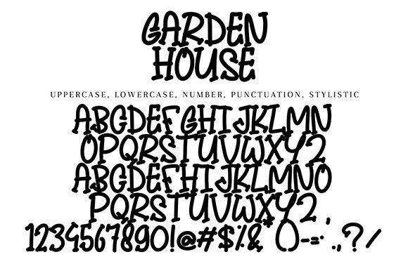 Garden House Font - Preview 5