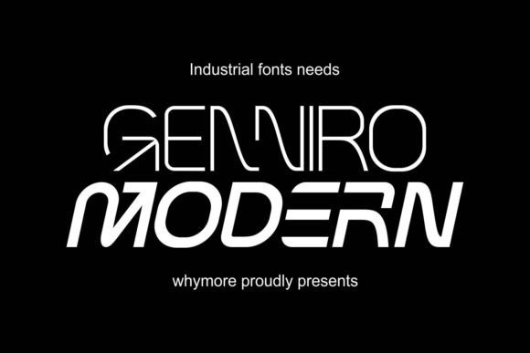Genniro Font - Preview 1