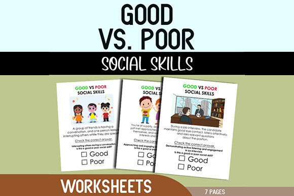 Good Vs. Poor Social Skills