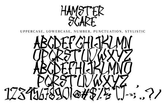 Hamster Scare Font - Preview 4