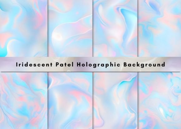 Iridescent Holographic Background