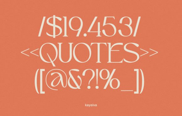 Kayeiva Font PNG with transparent background - Preview 6