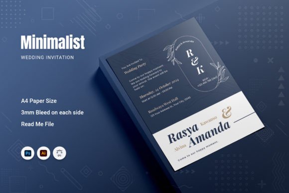 Minimalist Wedding Invitation