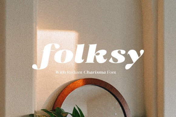 Radiant Charisma Font PNG with transparent background - Preview 1