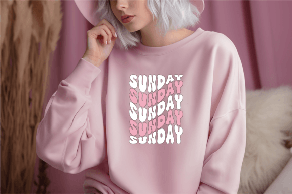 Real Wavy Stacked Font PNG with transparent background - Preview 4