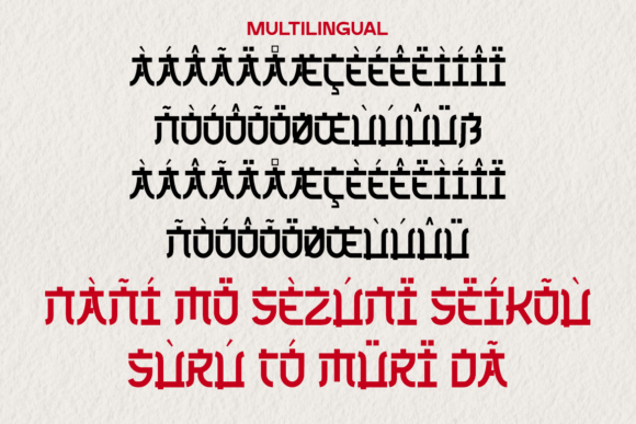 Saniro Font PNG with transparent background - Preview 3