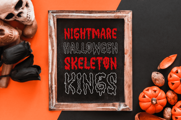 Slaughter Croshing Font PNG with transparent background - Preview 2