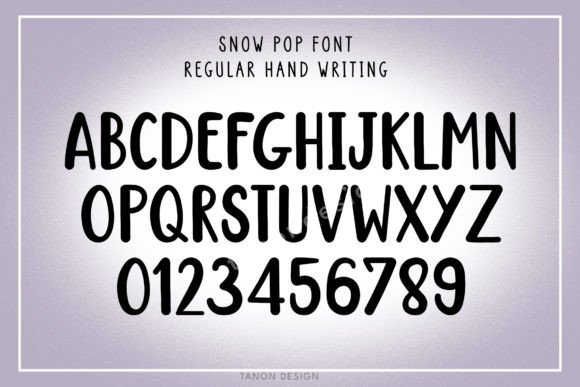 Snow Place Font PNG with transparent background - Preview 3