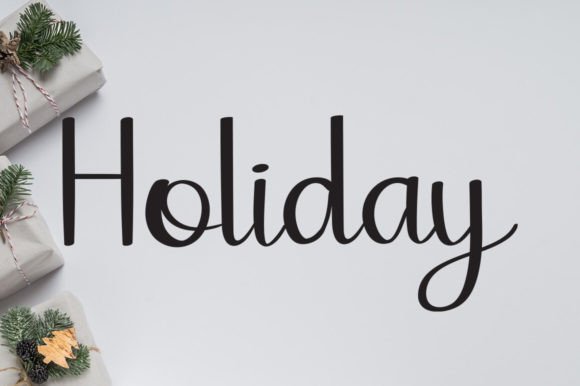 Christmas Font - Preview 1