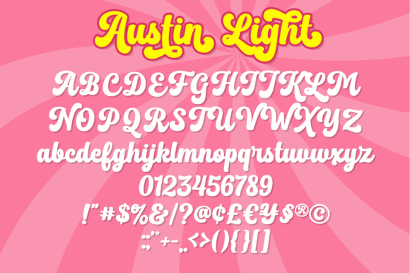 Austin Light Font - Preview 2