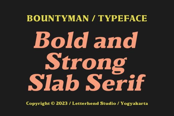 Bountyman Font - Preview 1