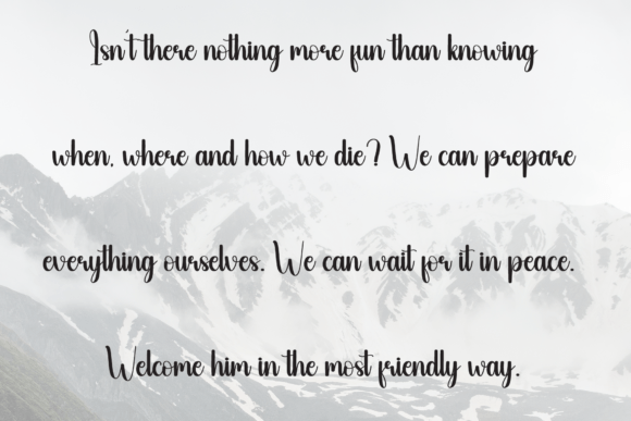 Caroling Christmas Font - Preview 5