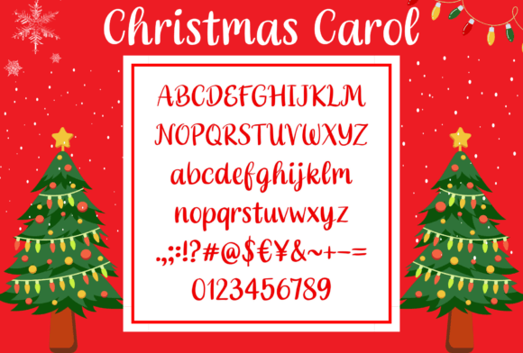 Christmas Carol Font - Preview 1
