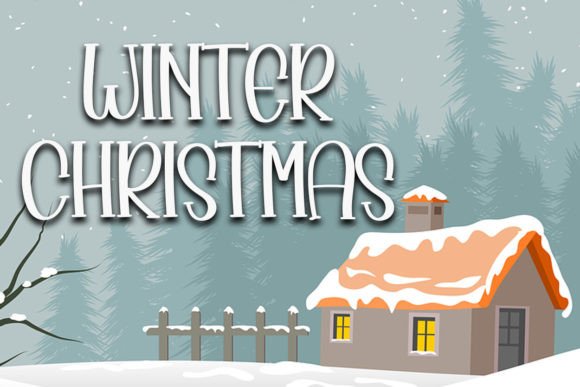 Christmas Minimalist Font - Preview 1