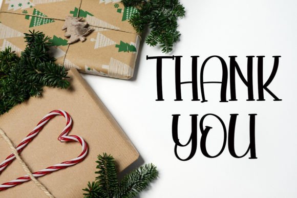 Christmas Minimalist Font - Preview 4