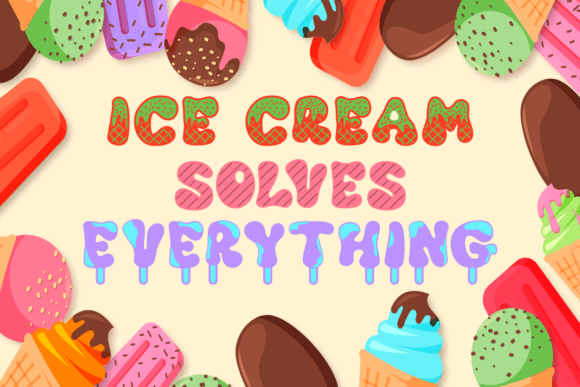Cold Snowflake Font - Preview 1