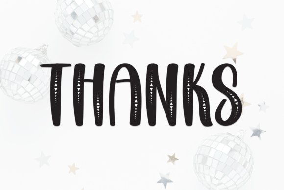 Diamond Christmas Font - Preview 6