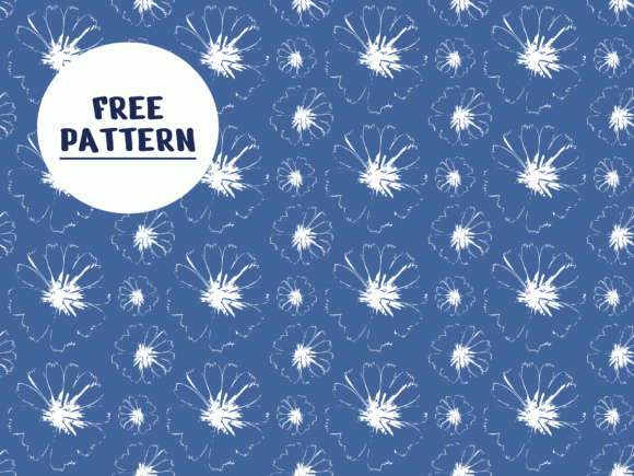 Free Seamless Pattern Flower Graphic Patterns By Vectalux