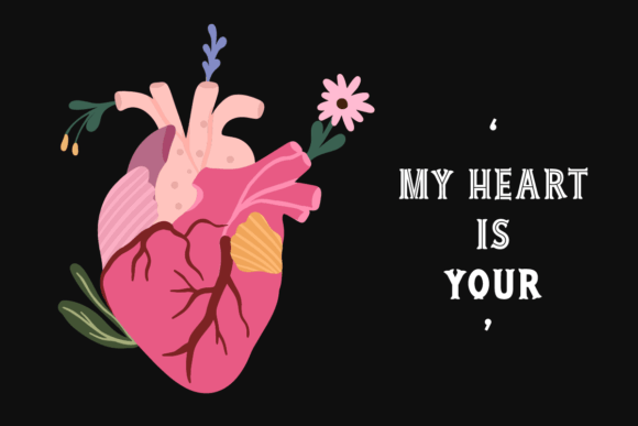 Love and Pain Font PNG with transparent background - Preview 3
