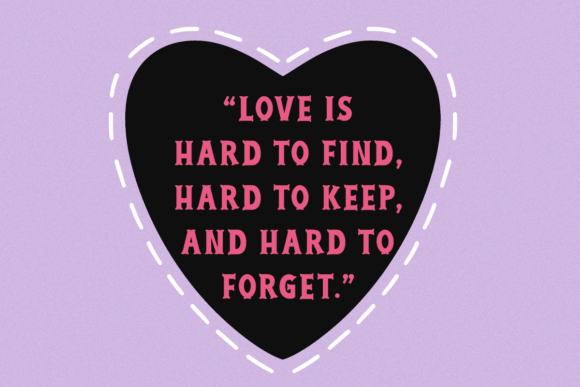 Love and Pain Font PNG with transparent background - Preview 4