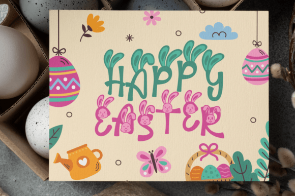 Palm Sunday Font PNG with transparent background - Preview 3