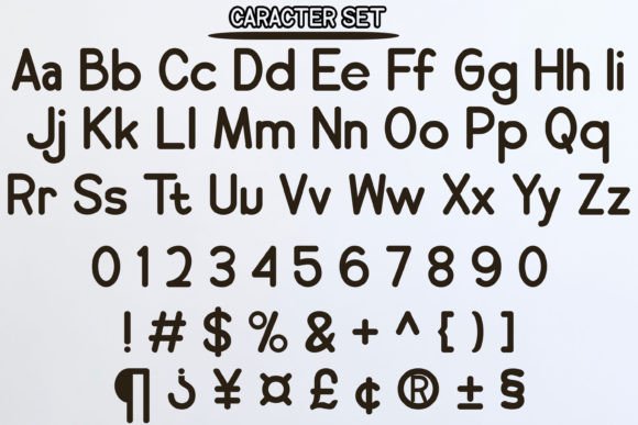Sampoty Font PNG with transparent background - Preview 4