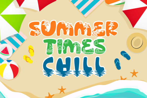 Sandy Toes Font PNG with transparent background - Preview 1