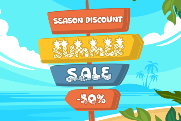 Sandy Toes Font PNG with transparent background - Preview 5