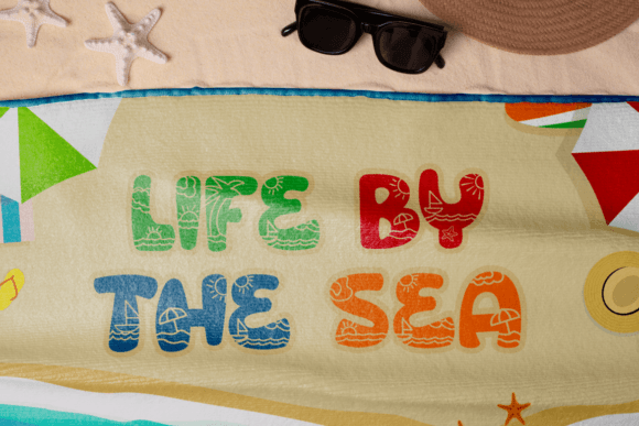 Sandy Toes Font PNG with transparent background - Preview 6