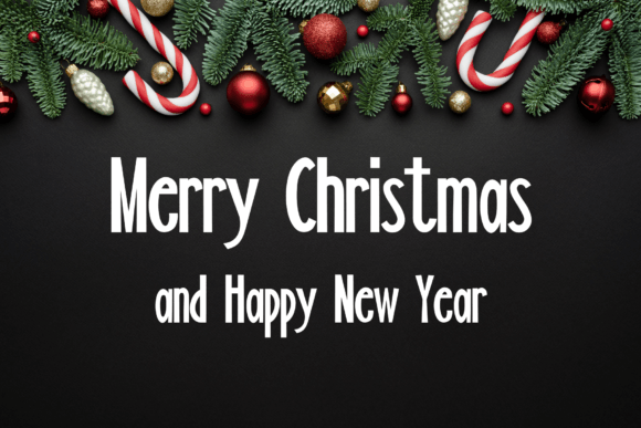 Snow Falls Font PNG with transparent background - Preview 1