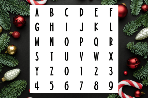 Snow Falls Font PNG with transparent background - Preview 2
