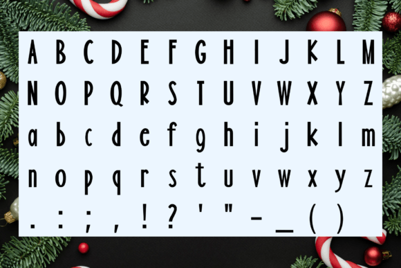 Snow Falls Font PNG with transparent background - Preview 3