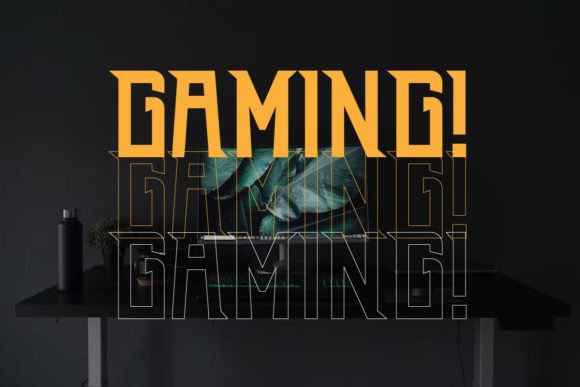 Heroik Font PNG with transparent background - Preview 5