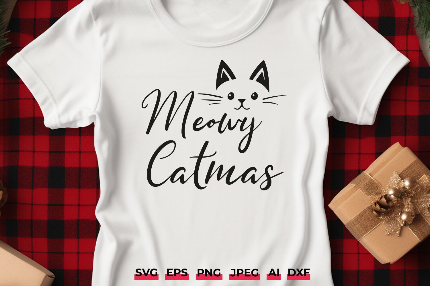 Meowy Catmas Christmas SVG Xmas Cut File Graphic by juiceboxy ...
