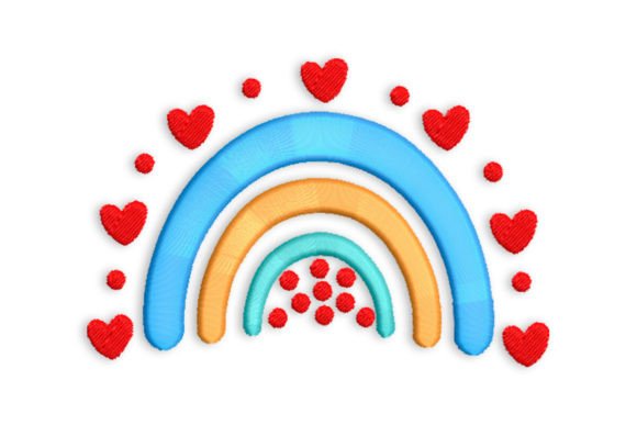 Rainbow with Heart