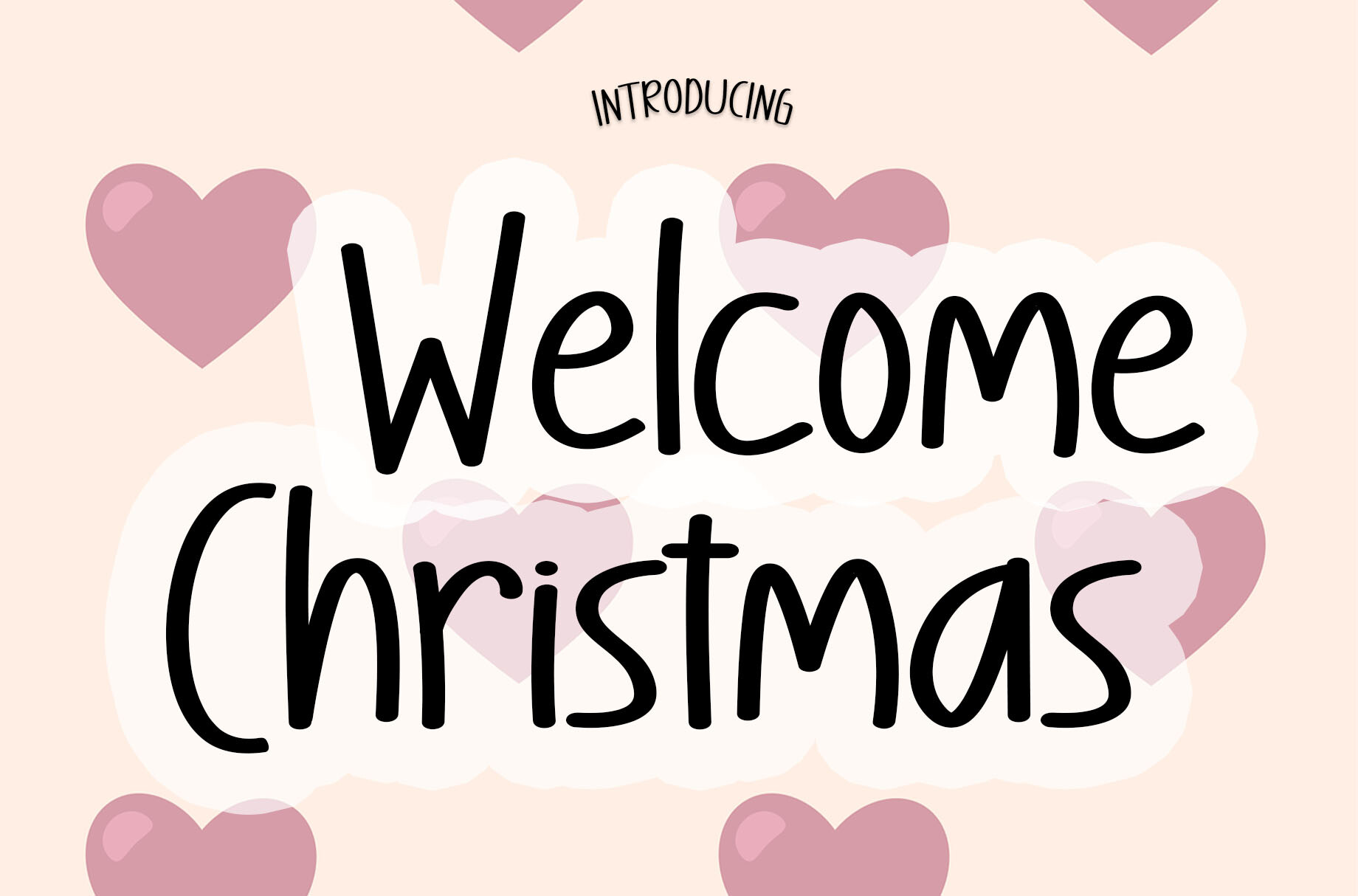 Welcome Christmas Font - photo 1
