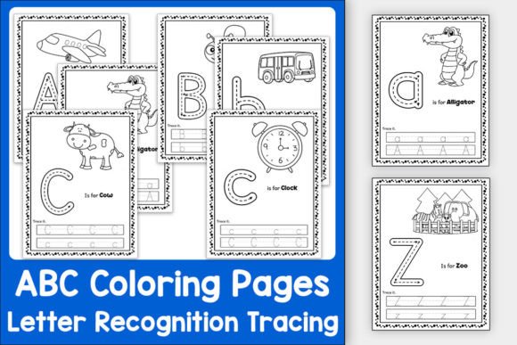 ABC Coloring Pages & Letter Recognition