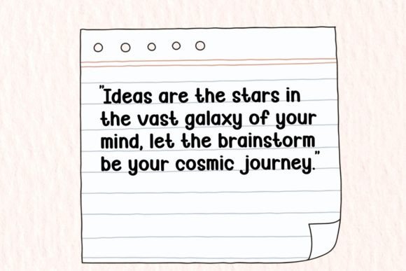 Bright Idea Font - Preview 2
