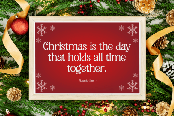 Christmas Relegion Font PNG with transparent background - Preview 4