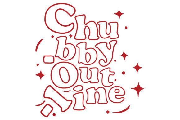 Chubby Outline Font - Preview 2