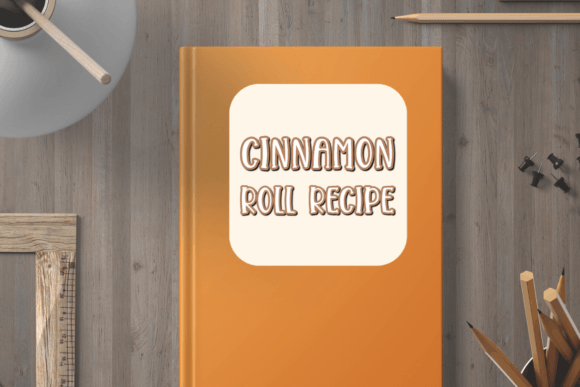 Cinnamon Cake Font PNG with transparent background - Preview 2