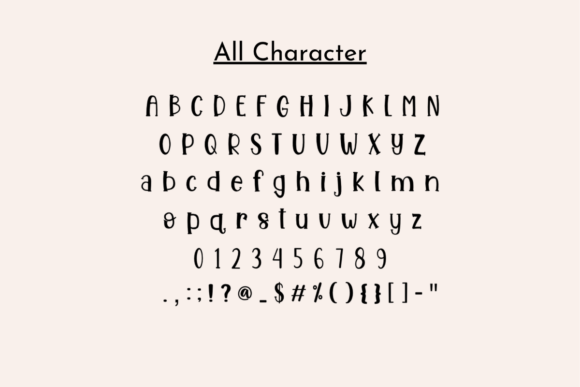 Cinnamon Cake Font PNG with transparent background - Preview 6